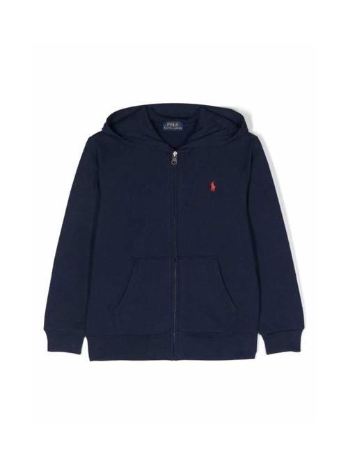 Felpa da Bambino con logo ricamato sul petto POLO RALPH LAUREN | 323903110001